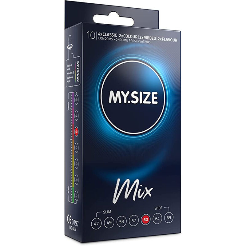 My Size - Mix Préservatifs 60 Mm 10 Unités